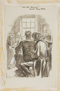 Nil Nisi Bonum, 1870/91, Charles Keene, English, 1823-1891, England, Pen and brown ink, with