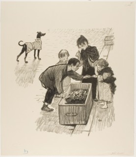 High society!, January 1894, Théophile-Alexandre Steinlen, French, born Switzerland, 1859-1923,