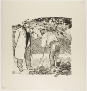 The Field Inspector, April 1894, Théophile-Alexandre Steinlen, French, born Switzerland, 1859-1923,