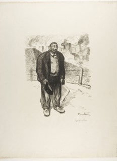 Honest Worker, February 1899, Théophile-Alexandre Steinlen, French, born Switzerland, 1859-1923,