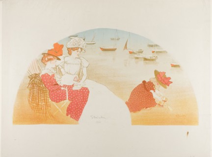 On the Beach, 1900, Théophile-Alexandre Steinlen, French, born Switzerland, 1859-1923, France,