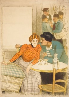 L’Assommoir, 1900, Théophile-Alexandre Steinlen, French, born Switzerland, 1859-1923, France,