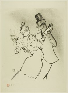 La Goulue, 1894, Henri de Toulouse-Lautrec, French, 1864-1901, France, Lithograph on ivory wove