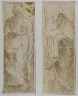 Standing Prophet or Apostle, n.d., after Pellegrino Tibaldi (Italian, 1527-1596), and Perino del