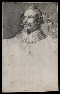 Paul de Vos, 1630/33, Anthony van Dyck, Flemish, 1599-1641, Flanders, Etching in black on ivory
