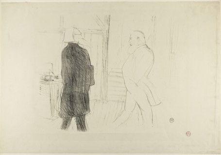 Antoine and Gémier, in Une Faillite, 1893, Henri de Toulouse-Lautrec, French, 1864-1901, France,