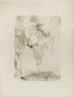 Rear View of Lender Dancing the Bolero in Chilpéric, 1895, Henri de Toulouse-Lautrec, French,