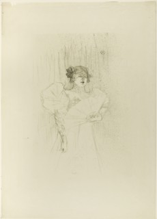 Luce Myrès, Front View, 1895, Henri de Toulouse-Lautrec, French, 1864-1901, France, Color