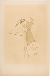 The Milliner, Renée Vert, 1893, Henri de Toulouse-Lautrec, French, 1864-1901, France, Color
