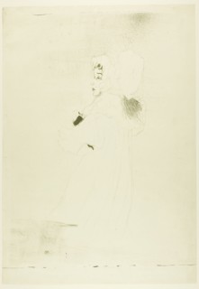Miss May Belfort (large plate), 1895, Henri de Toulouse-Lautrec, French, 1864-1901, France, Color