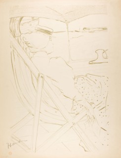 The Passenger in Cabin 54—A Cruise, 1896, Henri de Toulouse-Lautrec, French, 1864-1901, France,