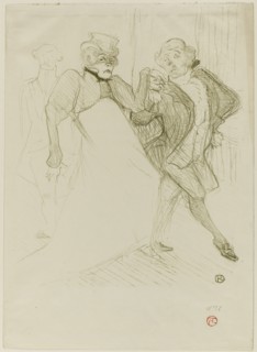 Réjane and Galipaux, in Madame Sans-Gêne, 1893, Henri de Toulouse-Lautrec, French, 1864-1901,