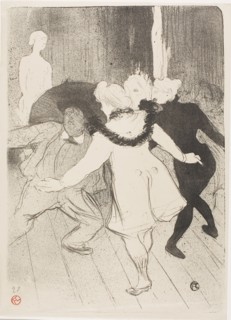 At the Folies-Bergère: The Modesty of Monsieur Prudhomme, 1893, Henri de Toulouse-Lautrec, French,
