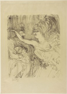 Guy and Mealy, in Paris qui Marche, 1898, Henri de Toulouse-Lautrec, French, 1864-1901, France,