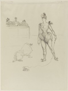 The Animal-Tamer before the Tribunal, 1899, Henri de Toulouse-Lautrec, French, 1864-1901, France,