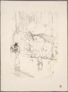 In the Hanneton, 1898, Henri de Toulouse-Lautrec, French, 1864-1901, France, Lithograph in black on