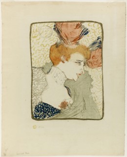 Bust of Mademoiselle Marcelle Lender, 1895, Henri de Toulouse-Lautrec, French, 1864-1901, France,