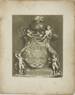 Plate One, from A New Book of Ornaments, 1704, Simon Gribelin II, French, 1661-1733, France,