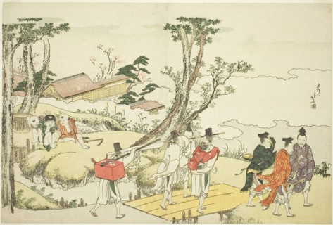 Frontispiece to the illustrated album Thirty-six Immortal Women Poets (Nishikizuri onna