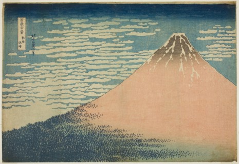 A Mild Breeze on a Fine Day (Gaifu kaisei), from the series Thirty-six Views of Mount Fuji (Fugaku