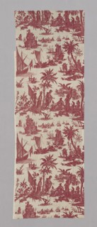 L’Hommage de l’Amérique á la France (America’s Tribute to France) (Furnishing Fabric), c. 1780,