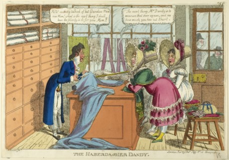 The Haberdasher Dandy, 1817–20, Charles Williams (English, active 1797-1830), published by Thomas