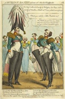 A Russian Dandy, published December 8, 1818, William Heath (English, 1795-1840), published by S. W.