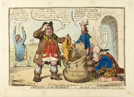 Opening of the Budget, published November 17, 1796, James Gillray (English, 1756-1815), published