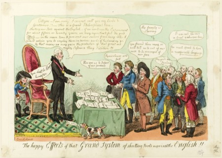 The Happy Effects of that Grand System of Shutting Ports Against the English!!, published October
