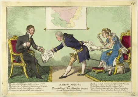 A New Mode of Presenting Two Addresses at Once, published February 1818, Charles WIlliams (English,