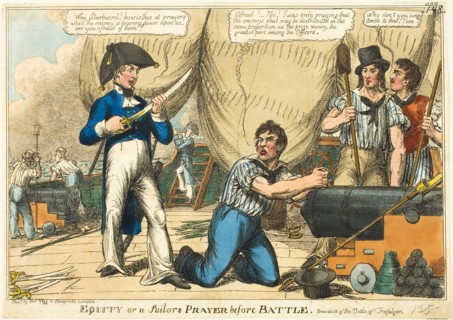 Equity, or a Sailor’s Prayer before Battle, 1805, Charles Williams (English, active 1797-1830),