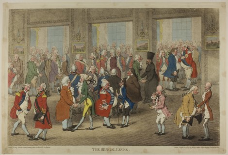 The Bengal Levee, published November 9, 1792, James Gillray (English, 1756-1815), published by