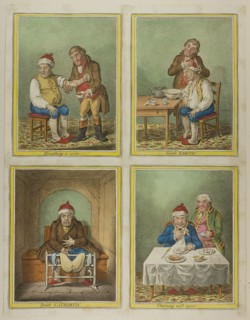 Breathing a Vein, published January 28, 1804, James Gillray (English, 1756-1815), published by