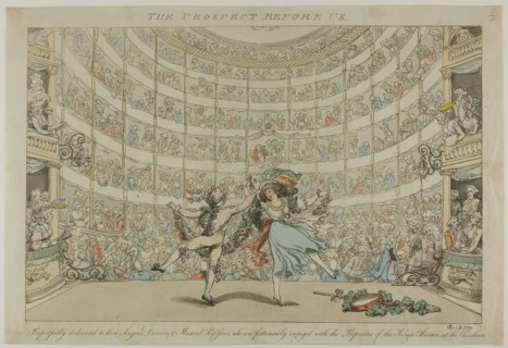 The Prospect Before Us, 1791, Thomas Rowlandson (English, 1756-1827), published by S.W Fores
