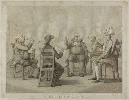 A Smoking Club, n.d., Unknown Artist, after Henry William Bunbury (English, 1750-1811), England,