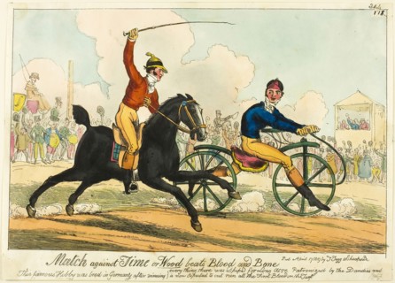 Match Against Time, or Wood beats Blood and Bone, published April 17, 1819, Charles Williams