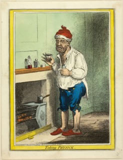 Taking Physick, published February 6, 1800, James Gillray (English, 1756-1815), published by Hannah