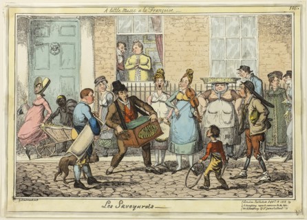 The Savoyards, published September 18, 1818, George Cruikshank (English, 1792-1878), published by