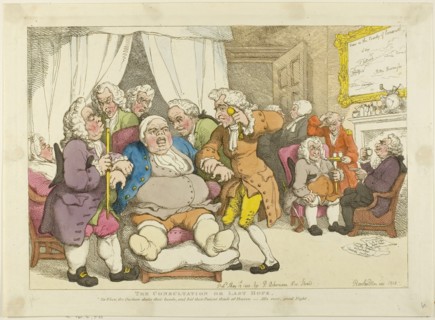 The Consultation or Last Hope, published May 12, 1808, Thomas Rowlandson (English, 1756-1827),