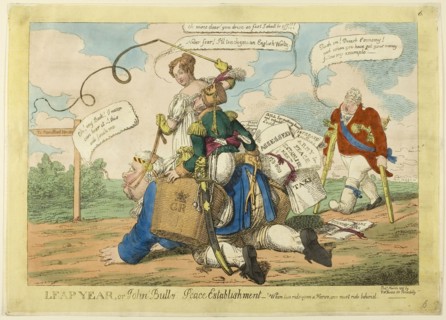 Leap Year, published March 1816, Charles WIlliams (English, active 1797-1830), published by S. W.