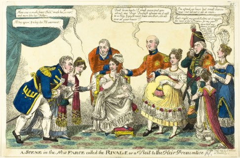 A Scene in the New Farce Called The Rivals, 1819, Charles Williams (English, active 1797-1830),
