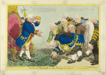 Kissing Hands, published February 10, 1806, Charles WIlliams (English, active 1797-1830), published