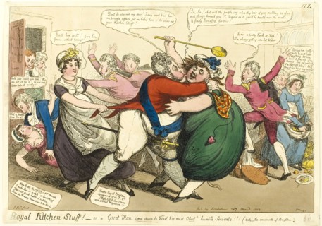Royal Kitchen Stuff!, 1819, Isaac Robert Cruikshank (English, 1789-1856), published by J.