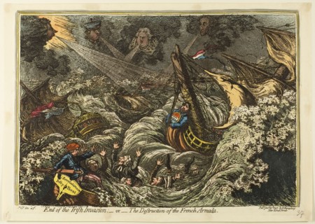 End of the Irish Invasion, published January 20, 1797, James Gillray (English, 1756-1815),