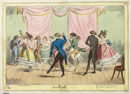 La Poule, published June 4, 1817, George Cruikshank (English, 1792-1878), published by Hannah