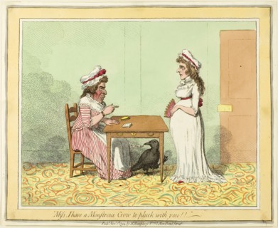 Miss, I have a Monstrous Crow to pluck with you!!, published November 1, 1794, James Gillray