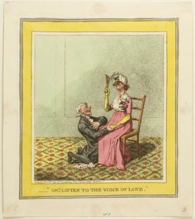 Oh! Listen to the Voice of Love, published November 14, 1799, James Gillray (English, 1756-1815),