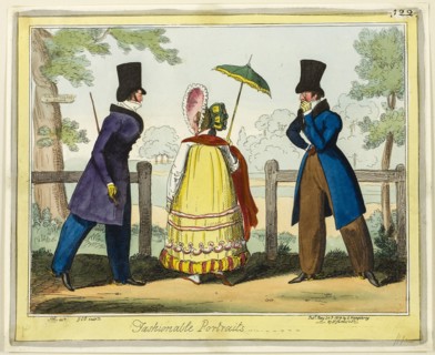 Fashionable Portraits, published May 30, 1819, George Cruikshank (English, 1792-1878), published by