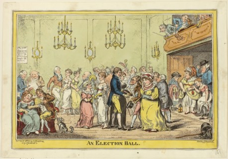 An Election Ball, published April 28, 1813, George Cruikshank (English, 1792-1878), published by