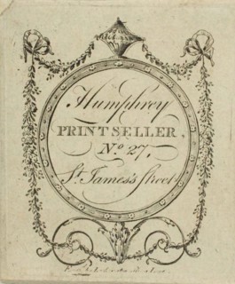 Humphrey, Printseller, No. 27 St. James’s Street, n.d., John Lockington, English, active 18th